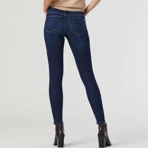🆕️ Free People High Waist Skinny Jeans. Dark Blue Wash. NWT - Picture 8 of 11
